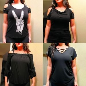 Cold Shoulder Bundle Lot (of 4)